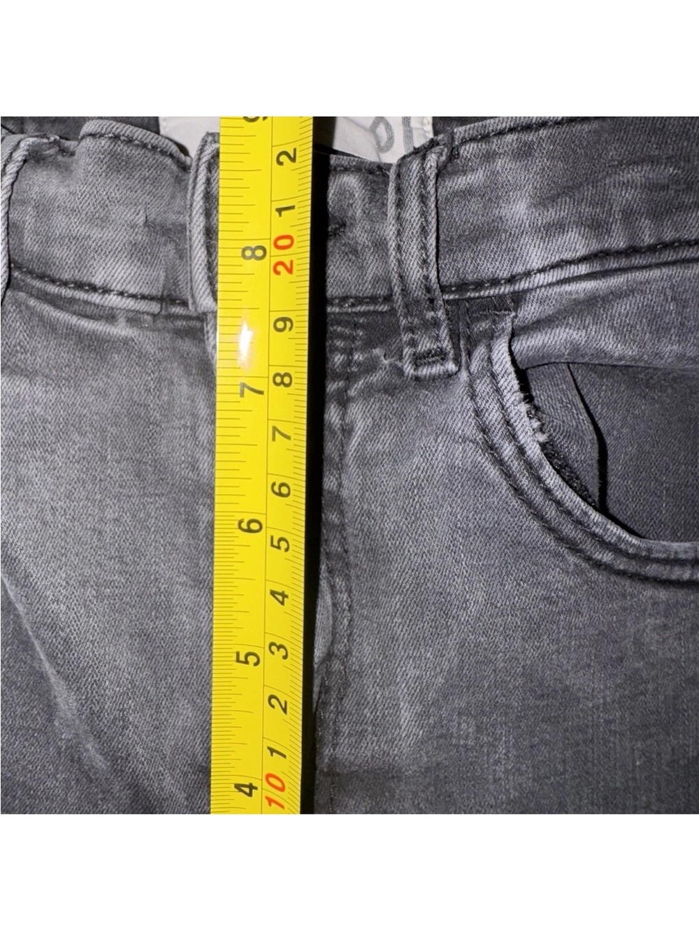 Garage Distressed Grey Skinny Women's Jeans Sz 01 - Picture 8 of 12